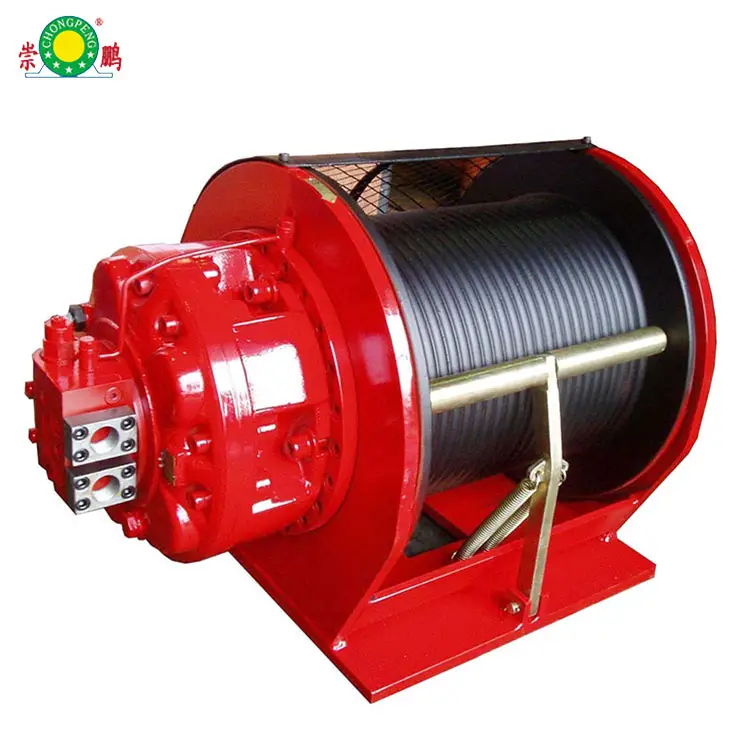 Widely Use Cargo Ship 5 Ton 10 Ton 20 Ton Capacity Single Drum Hydraulic Winch With Planetary Gear