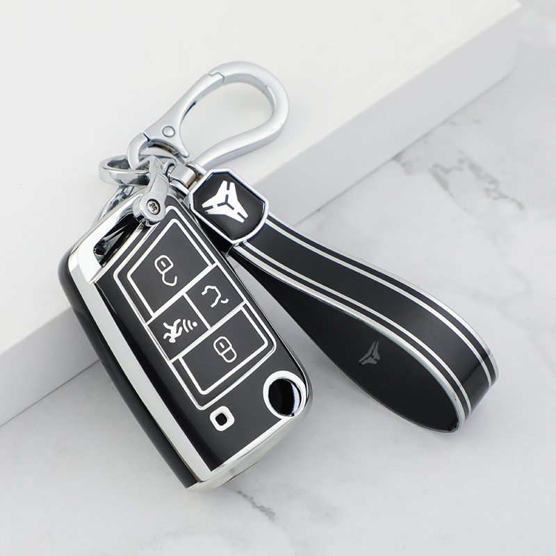 4 Button Black + Keychain