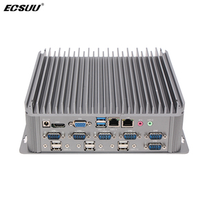 Intel 4th-9th Gen Core i3/i5/i7 nhúng máy tính không Quạt <span class=keywords><strong>Mini</strong></span> PC với VGA cho 8 * USB 6 * COM 32GB Ram trong kho - Product Image 2