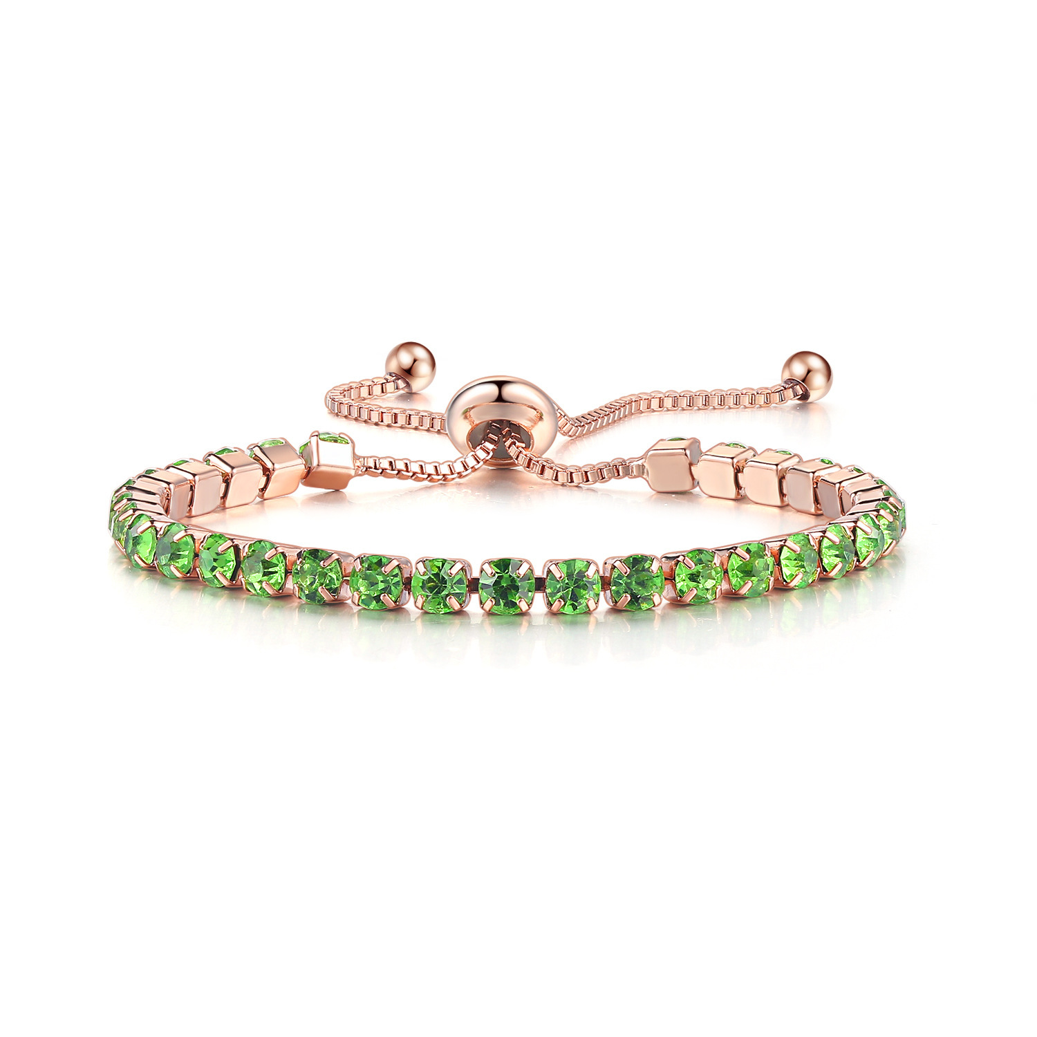 Rose Gold+Light Green