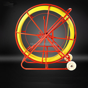 Manufacturer 6mm X 150 Meters Fiberglass Cable Push Puller Copper Trace <strong>Wire</strong> Fibre Glass Snake Duct Rodder