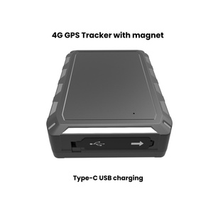 เครื่องระบุตำแหน่ง GPS แบบแม่เหล็ก10000mAh ชนิด USB ชนิด C แบบยุโรปตัวระบุตำแหน่ง GPS เอาการแจ้งเตือนกันน้ำได้ตัวติดตาม GPS รถยนต์4G