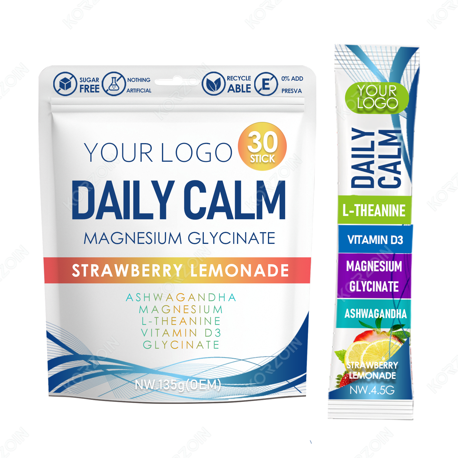 02# OEM/ODM STRAWBERRY LEMONADE CALM DRINK