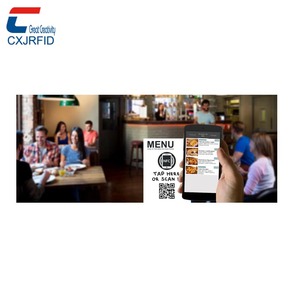 Printable <strong>QR</strong> <strong>Code</strong> 13.56MHz RFID Sticker Printing NFC Table Tag for Restaurant - Product Image 5