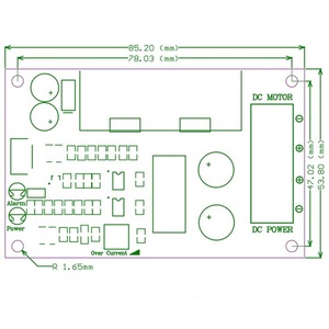 ITO <strong>Motor</strong> <strong>Speed</strong> Governor <strong>PWM</strong> 10-40V Overcurrent Overload Protector PCB PCBA <strong>Motor</strong> <strong>Controller</strong> Board - Product Image 6