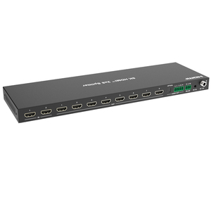 8k HDMI <strong>Splitter</strong> 2 <strong>Input</strong> <strong>8</strong> <strong>Output</strong> Supports 8K-&gt;4K/2K Downscaling and HDR to SDR Conversion Independently - Product Image 3