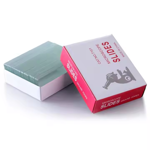 Portaobjetos de vidrio de microscopio en blanco Portaobjetos esmerilados de un solo lado para la preparación de muestras y ciencia en laboratorio - Product Image 2