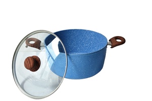Durable Granite Coated All Aluminum Non-Stick Kitchenware <strong>Set</strong> Classic Design for Home Cooking and Camping - Product Image 4