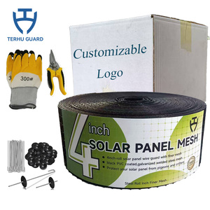 Chim bảo vệ mạ kẽm năng lượng mặt trời bảng điều khiển lưới 4-inch Kích thước UV kháng 15-20 năm độ bền CE chứng nhận chim lưới - Product Image 2