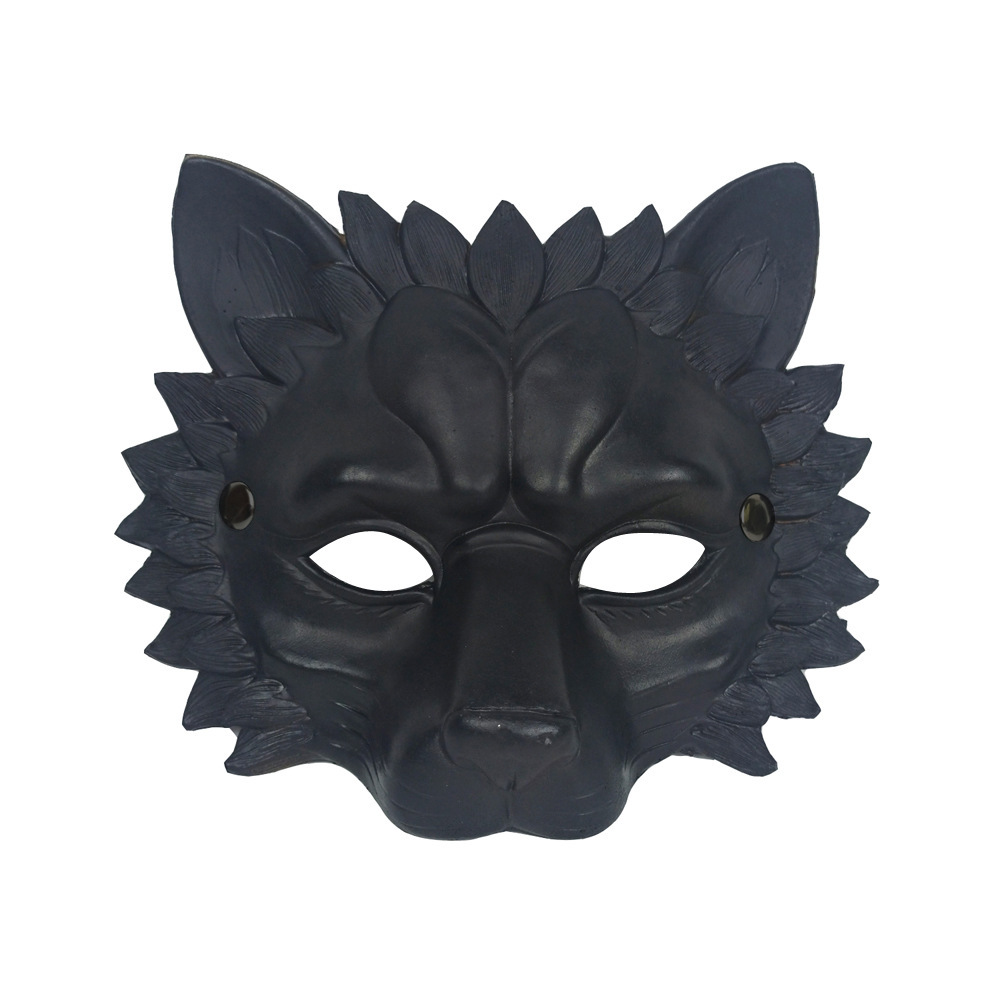 Maschera da leone nero
