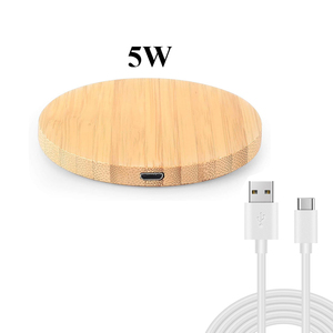 手机充电器快速充电无线充电器<span class=keywords><strong>Usb</strong></span> C适配器磁性充电器无线充电板竹木