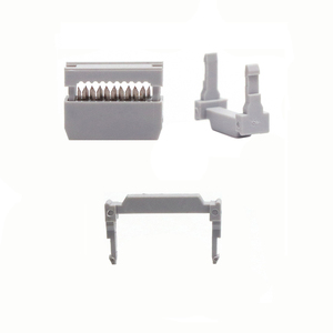 Pitch 2.54mm tipi kutu başlığı 10/14/16/18/20/30/34/40/50 Pin basınç erkek başlık Fiber optik konnektör Idc soket çift sıra - Product Image 5