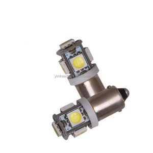 BA9S 5 <strong>LED</strong> 5050SMD AC/DC <strong>6.3V</strong> 0.5W Pinball <strong>LED</strong> Light Bulbs Machine Lights Lamp Non-ghosting Anti Flickering - Product Image 3