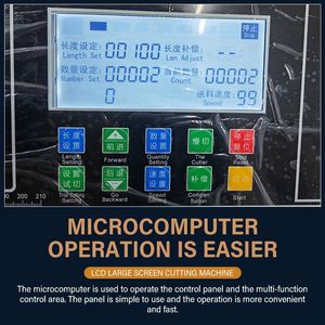 Máquina cortadora de cinta elástica de alimentación automática por ordenador con dispositivo de alimentación auxiliar - Product Image 5