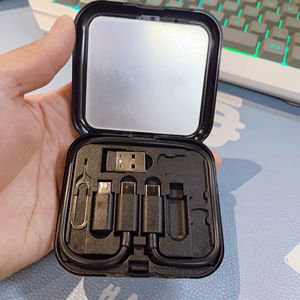 热6合1多功能Usb C充电器数据线套件，带支架60w快速充电适配器充电电缆，适用于带镜子的苹果手机 - Product Image 2