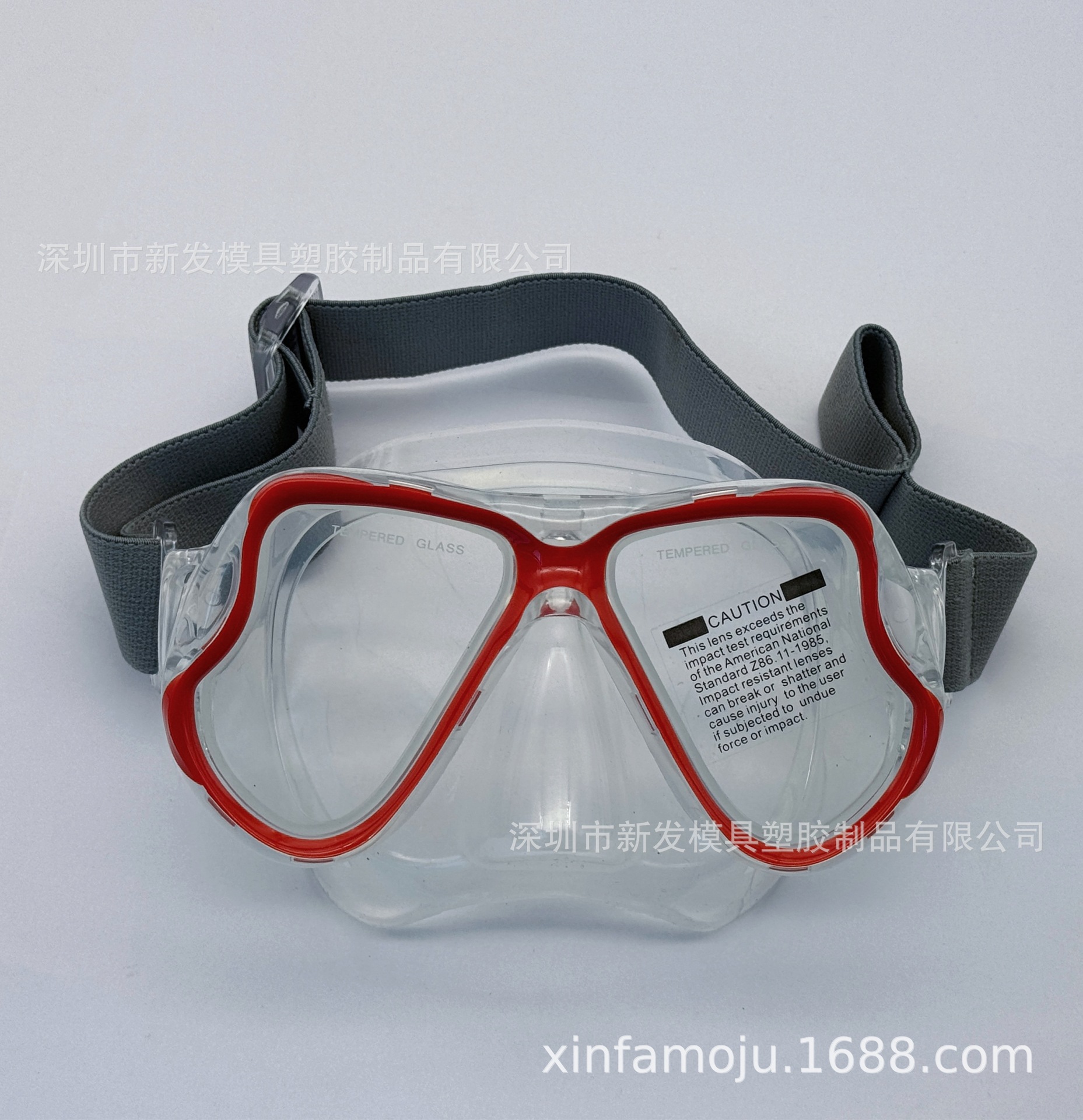 Red transparent