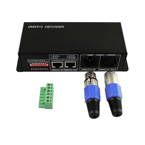 DMX512 Decoder LED Dimmer Driver RGB <strong>Controller</strong> DMX-512 3 Channels Decoder <strong>Controller</strong> Dimmer for RGB LED Strip - Product Image 1