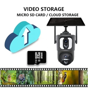 6MP Dual-Screen Preview Solar <strong>Camera</strong> Low Power PIR <strong>Sensor</strong> Dual Lens Security PTZ WIFI IP CCTV <strong>with</strong> 4G Sim Card Solar <strong>Camera</strong> - Product Image 6