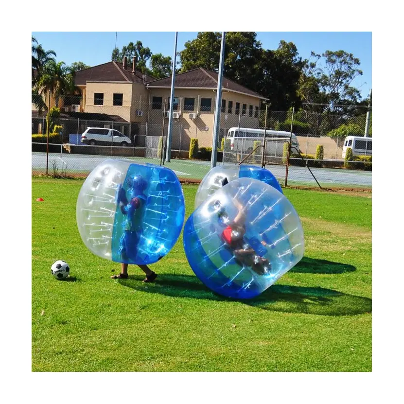 Kleinkinder Kinder Erwachsene Outdoor Game Ball Aufblasbarer Stoßfänger ball 1m/1,2 m/1,5 m Human Knocker Bubble Soccer Balls Günstiger Großhandel