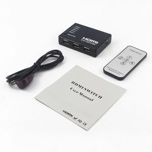 Conmutador HDMI de alta calidad 1080P 5 en 1 salida HDMI Switcher Splitter con control remoto IR - Product Image 5