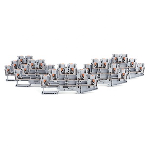 PT2.5-3L 24-12 AWG Electrical 2.5mm Third Layer Three Level <strong>Spring</strong> Cgae <strong>Push</strong>-in <strong>Spring</strong> Din Rail <strong>Terminal</strong> <strong>Block</strong> - Product Image 5