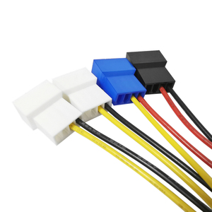 Porta D Molex 4 Pin da 1 a 4 3Pin 4 Pin ventola di raffreddamento 3 decelerazione dell'ingranaggio linea Buck 5V 7V 12V PC Chassis Computer CPU ventola di raffreddamento - Product Image 6