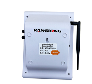 Altavoz de intercomunicación montado en la pared Kanglong 5W UHF con 120dB DE ALTO decibelio y amplificador transmisor inalámbrico bidireccional