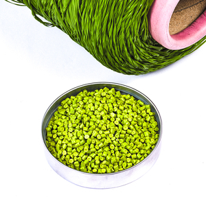 เม็ดสีพลาสติกสีเขียวอ่อนมาสเตอร์แบทช์สำหรับเป่าฟิล์มการปรับแต่งและบริการตัวอย่างฟรี - Product Image 4