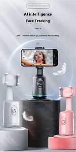 Trípode de seguimiento facial automático inteligente AI 360 Estabilizadores de cardán Trípode de teléfono Selfie Stick - Product Image 3