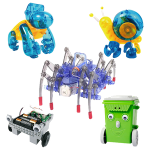 Populaire Zonne-Engineering Robot Kit Stoom Wetenschap Experiment Project Kit Diy Codering Robotachtig Speelgoed Voor Kinderen - Product Image 1