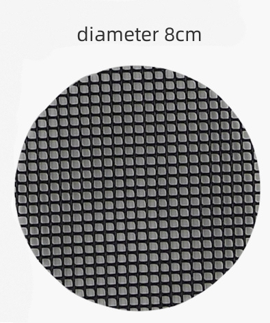 Negro, diámetro 8 cm, 10 unidades.