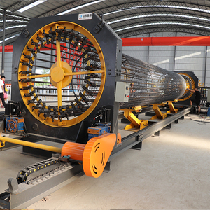 CNC Steel bar Pile Cage Welding <strong>Machine</strong> with Automatic Welding Robot - Product Image 3