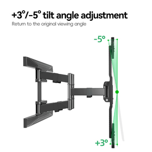 TV Wall <strong>Mount</strong> for Large TV 40&quot; to 75&quot; Full Motion Has Smooth Swivel Tilt and Extension Function Includes Hardware Accessories - Product Image 2