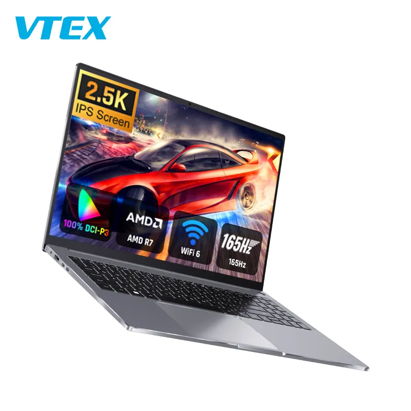 Vtex Dual Channel Ddr5 16 pulgadas Fhd 1920*1200 16:10 Dual Band Wi-Fi 6 Ax200 Wlan/Ym2201 Gaming Laptop