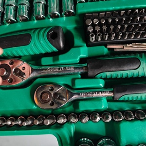 Ev araç kiti taşınabilir komple temel onarım evrensel el araç kiti ile lokma anahtar takım ve tornavida - Product Image 4