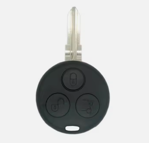 Astuta Fortwo chiavi del veicolo di ricambio a 3 pulsanti a chiave dritta per telecomando chiave auto custodia di ricambio - Product Image 3