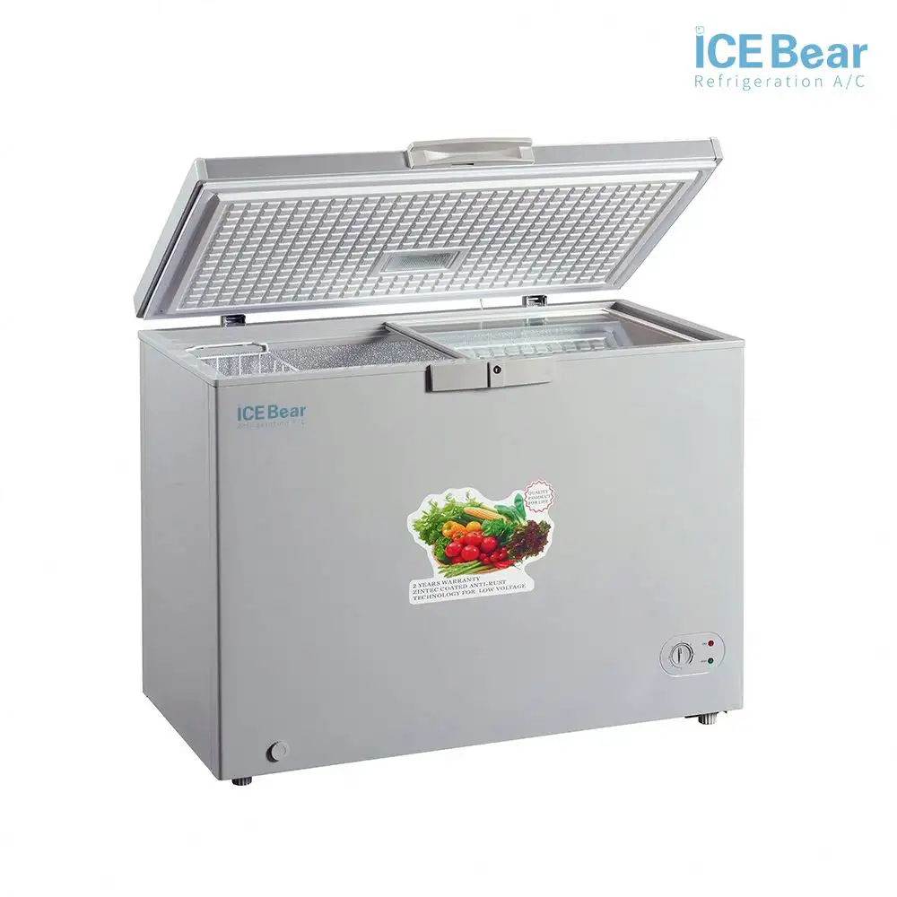 Nuovi prodotti di vendita calda 400L Congelatore a cassettone solido a porta singola