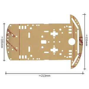 Motor Smart Robot Auto Chassis Kit Geschwindigkeit geber Batterie kasten 2WD Für Arduino