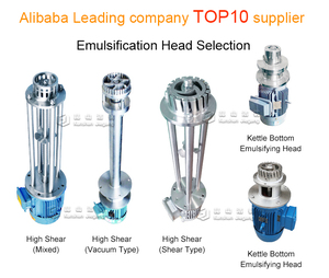Sıcak satış kullanılan yüksek kesme karıştırıcılar homogenizer mikser isıtma lab yüksek kesme rotor stator mikser ile yüksek kesme - Product Image 3