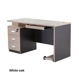 Singola 1.2m moderna scrivania da ufficio e sedia Set semplice Computer di casa Desktop per il personale del medico pannello in legno stile - Product Image 4