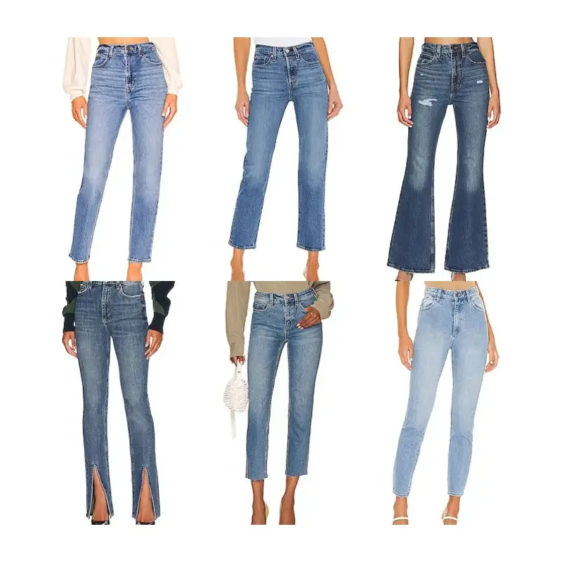 Factory Price Women High Waist Denim Jeans Sexy Skinny New Fashion Jeans Stock lots