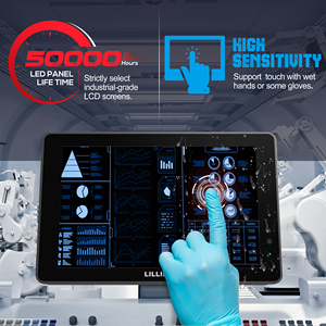 <span class=keywords><strong>7</strong></span> inch 1000 nits ánh sáng mặt trời có thể đọc được công nghiệp bền cảm ứng màn hình hỗ trợ IP65 không thấm nước và chống bụi - Product Image 3