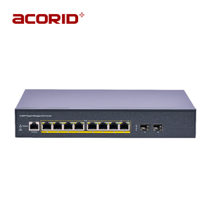 IEEE 802.3AF/AT 8GE(PoE)+ พอร์ต2SFP สก์ท็อปกิกะบิตอีเธอร์เน็ตสวิตช์เครือข่าย RJ45ฮับเครือข่าย - Product Image 1