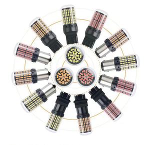 1X LED ampuller 1156 Turn 1157 BAY15D 3014 7440 7443 144smd led CanBus dönüş sinyal ışığı ters ışıkları için led lamba - Product Image 1