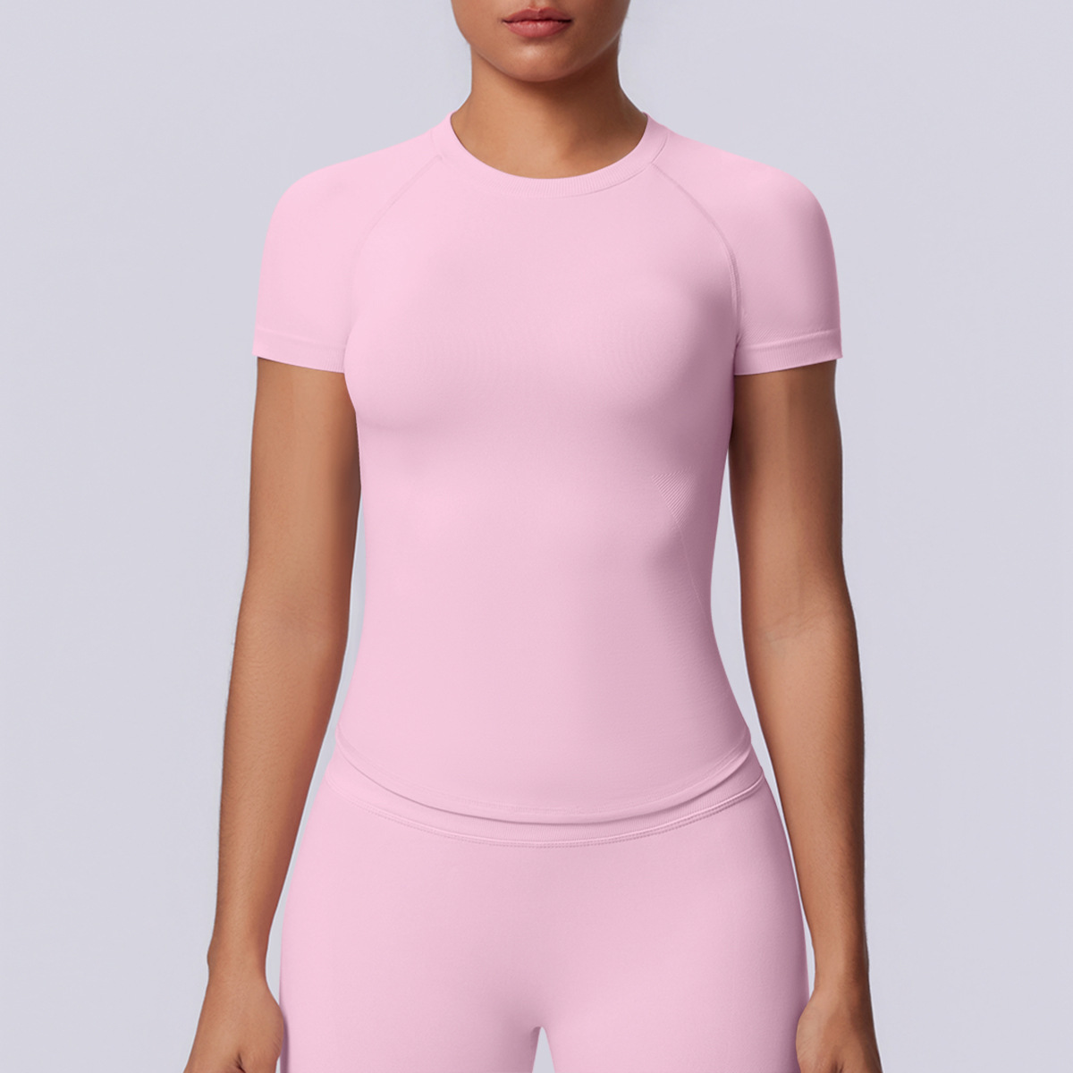 6705 Manches Courtes - Barbie Rose