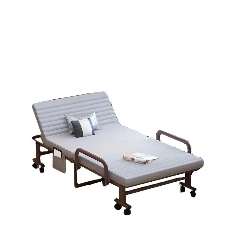 Мобильный одноместный складной мягкий регулируемый диван-кровать в европейском стиле
