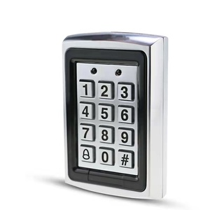 Wasserdichte Metall zugangs kontrolle für eintürigen Eingang mit ID-IC-Kartenleser und Tastatur eingang - Product Image 4