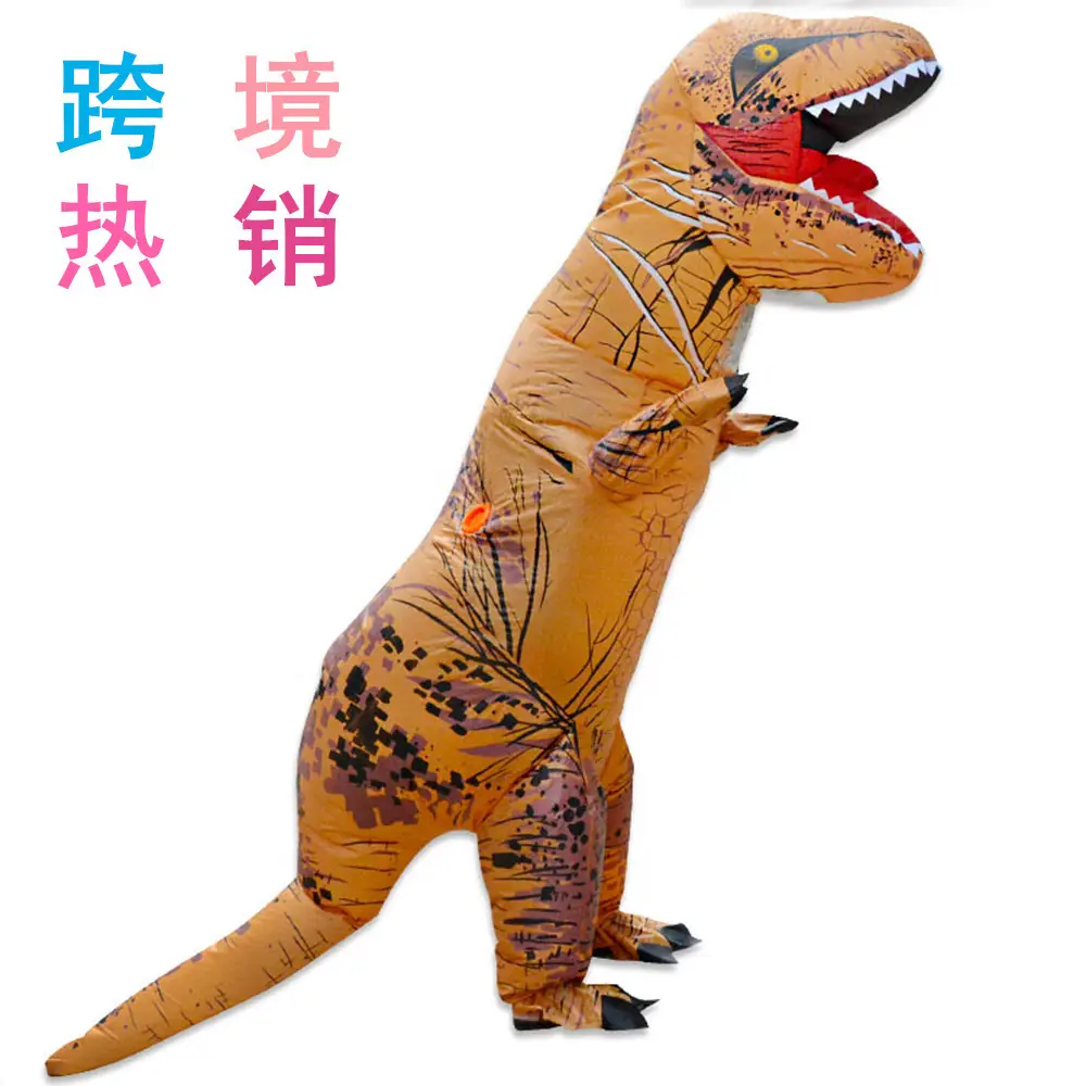 Costume gonfiabile dell'aria del dinosauro di alta qualità per il partito gonfiabile ufficiale adulto della maschera del costume del dinosauro dei bambini