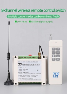 Hot Selling 8-Kanal-HF-Fernbedienung Hochleistungs-Funk relais ausgang DC12V HF-Funk fernbedienung 12-V-Funkfernbedienung - Product Image 2