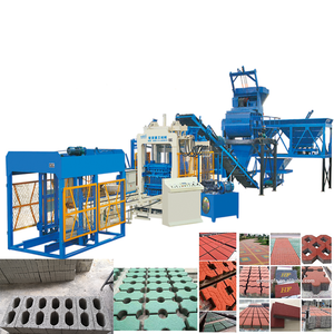 Máquina automática de ladrillos, máquina de bloques de hormigón no quemado, máquina de fabricación de ladrillos entrelazados hydraform con PLC Siemens - Product Image 1